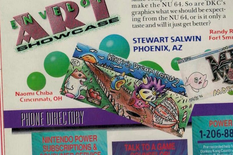 Illustration for article titled Back In The '90s, Nintendo Power Helped A Shy Fan Show Her Envelope Art To The World